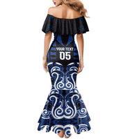 Custom Aotearoa Ngati Tuwharetoa Family Matching Mermaid Dress and Hawaiian Shirt Maori Pattern New Zealand - Polynesian Pride