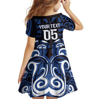 Custom Aotearoa Ngati Tuwharetoa Family Matching Off Shoulder Maxi Dress and Hawaiian Shirt Maori Pattern New Zealand - Polynesian Pride