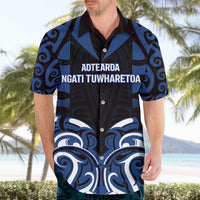 Custom Aotearoa Ngati Tuwharetoa Hawaiian Shirt Maori Pattern New Zealand DT05 - Polynesian Pride
