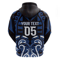 Custom Aotearoa Ngati Tuwharetoa Hoodie Maori Pattern New Zealand - Polynesian Pride
