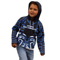 Custom Aotearoa Ngati Tuwharetoa Kid Hoodie Maori Pattern New Zealand - Polynesian Pride