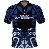 Custom Aotearoa Ngati Tuwharetoa Polo Shirt Maori Pattern New Zealand - Polynesian Pride