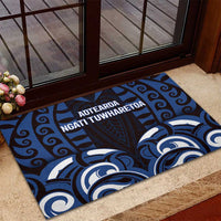 Aotearoa Ngati Tuwharetoa Rubber Doormat Maori Pattern New Zealand DT05 - Polynesian Pride