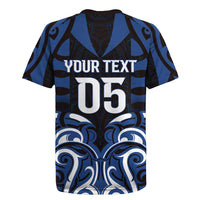 Custom Aotearoa Ngati Tuwharetoa Rugby Jersey Maori Pattern New Zealand - Polynesian Pride