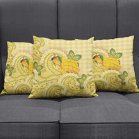 Hawaii Palaka Pillow Cover Cute Ripe Mango Turtle On The Waves DT05 - Polynesian Pride