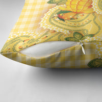 Hawaii Palaka Pillow Cover Cute Ripe Mango Turtle On The Waves DT05 - Polynesian Pride