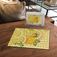 Hawaii Palaka Puzzle Cute Ripe Mango Turtle On The Waves