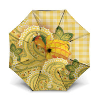 Hawaii Palaka Umbrella Cute Ripe Mango Turtle On The Waves