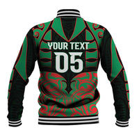 Custom Aotearoa Ngati Hine Baseball Jacket Maori Pattern New Zealand DT05 - Polynesian Pride