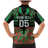 Custom Aotearoa Ngati Hine Family Matching Mermaid Dress and Hawaiian Shirt Maori Pattern New Zealand - Polynesian Pride