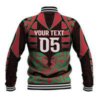 Custom Aotearoa Tuhoe Baseball Jacket Maori Pattern New Zealand DT05 - Polynesian Pride