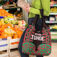 Aotearoa Tuhoe Grocery Bag Maori Pattern New Zealand DT05 - Polynesian Pride