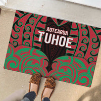 Aotearoa Tuhoe Rubber Doormat Maori Pattern New Zealand DT05 - Polynesian Pride