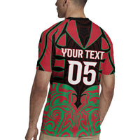 Custom Aotearoa Tuhoe Rugby Jersey Maori Pattern New Zealand - Polynesian Pride