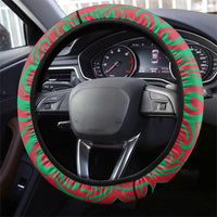 Aotearoa Tuhoe Steering Wheel Cover Maori Pattern New Zealand DT05 - Polynesian Pride