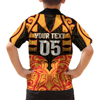 Custom Aotearoa Waikato Family Matching Short Sleeve Bodycon Dress and Hawaiian Shirt Maori Pattern New Zealand - Polynesian Pride