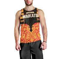 Custom Aotearoa Waikato Men Tank Top Maori Pattern New Zealand DT05 - Polynesian Pride