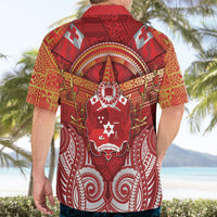 Tonga King's Birthday Hawaiian Shirt Gold Royal Crown Tribal Patterns DT05 - Polynesian Pride
