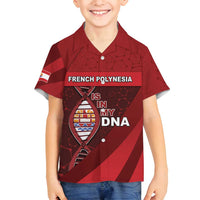French Polynesia Is In My DNA Family Matching Long Sleeve Bodycon Dress and Hawaiian Shirt - Polynesian Pride