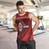 French Polynesia Is In My DNA Men Tank Top DT05 Red - Polynesian Pride