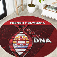 French Polynesia Is In My DNA Round Carpet - Polynesian Pride