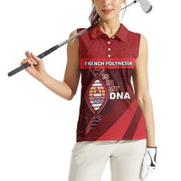 French Polynesia Is In My DNA Women Sleeveless Polo Shirt DT05 - Polynesian Pride