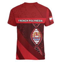French Polynesia Is In My DNA Women V-Neck T-Shirt - Polynesian Pride