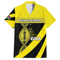 New Caledonia Is In My DNA Family Matching Off The Shoulder Long Sleeve Dress and Hawaiian Shirt - Polynesian Pride