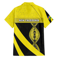 New Caledonia Is In My DNA Family Matching Off The Shoulder Long Sleeve Dress and Hawaiian Shirt - Polynesian Pride