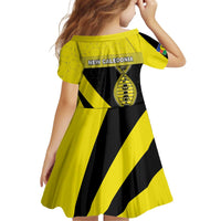New Caledonia Is In My DNA Kid Short Sleeve Dress - Polynesian Pride