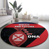 Wallis And Futuna Is In My DNA Round Carpet - Polynesian Pride