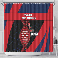 Wallis And Futuna Is In My DNA Shower Curtain - Polynesian Pride
