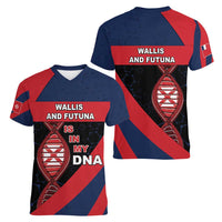 Wallis And Futuna Is In My DNA Women V-Neck T-Shirt - Polynesian Pride