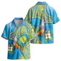 Personalised Palau Biib Bird Kid Hawaiian Shirt Rur Flower And Rock Islands Patterns DT05