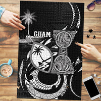 Guam Liberation Day Puzzle Black White Latte Stone Tribal Patterns