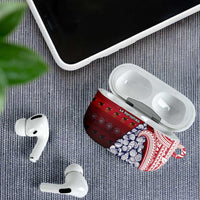 American Samoa Christmas AirPods Case Seashell Xmas Tree Tribal Waves DT05 - Polynesian Pride