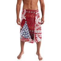 American Samoa Christmas Lavalava Seashell Xmas Tree Tribal Waves - Polynesian Pride