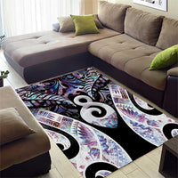 New Zealand Aotearoa Area Rug Pikorua Single Twist Pink Paua Shell