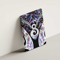 New Zealand Aotearoa Canvas Wall Art Pikorua Single Twist Pink Paua Shell DT05 - Polynesian Pride