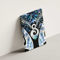 New Zealand Aotearoa Canvas Wall Art Pikorua Single Twist Green Paua Shell DT05 - Polynesian Pride