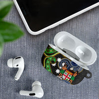 South Sea Islanders And Fiji AirPods Case Fijian Coat Of Arms And Southern Cross DT05 - Polynesian Pride