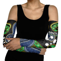 South Sea Islanders And Fiji Arm Sleeves Fijian Coat Of Arms And Southern Cross DT05 - Polynesian Pride