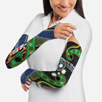 South Sea Islanders And Fiji Arm Sleeves Fijian Coat Of Arms And Southern Cross DT05 - Polynesian Pride