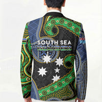 South Sea Islanders And Fiji Blazer Fijian Coat Of Arms And Southern Cross DT05 - Polynesian Pride