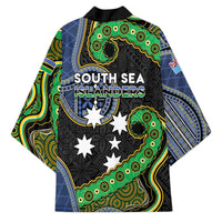 South Sea Islanders And Fiji Kimono Fijian Coat Of Arms And Southern Cross DT05 - Polynesian Pride