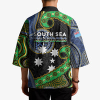 South Sea Islanders And Fiji Kimono Fijian Coat Of Arms And Southern Cross DT05 - Polynesian Pride