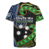 South Sea Islanders And Fiji Rugby Jersey Fijian Coat Of Arms And Southern Cross DT05 - Polynesian Pride