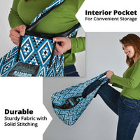 Aotearoa Atua Ranginui Grocery Bag Maori Sky Father Koru Patterns