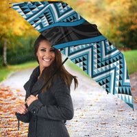 Aotearoa Atua Ranginui Umbrella Maori Sky Father Koru Patterns