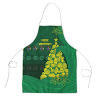 Cook Islands Christmas Apron Seashell Xmas Tree Tribal Waves - Polynesian Pride